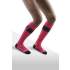 ski ultralight* socks, pink/dark grey, women IV