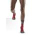CEP hiking light merino mid-cut socks*, berry/grey, women, IV