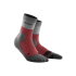 CEP hiking light merino mid-cut socks*, berry/grey, women, IV