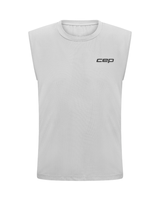 CEP run shirt sleeveless light grey für Männer