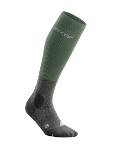 CEP Hiking Merino Socks in green/grey für Frauen