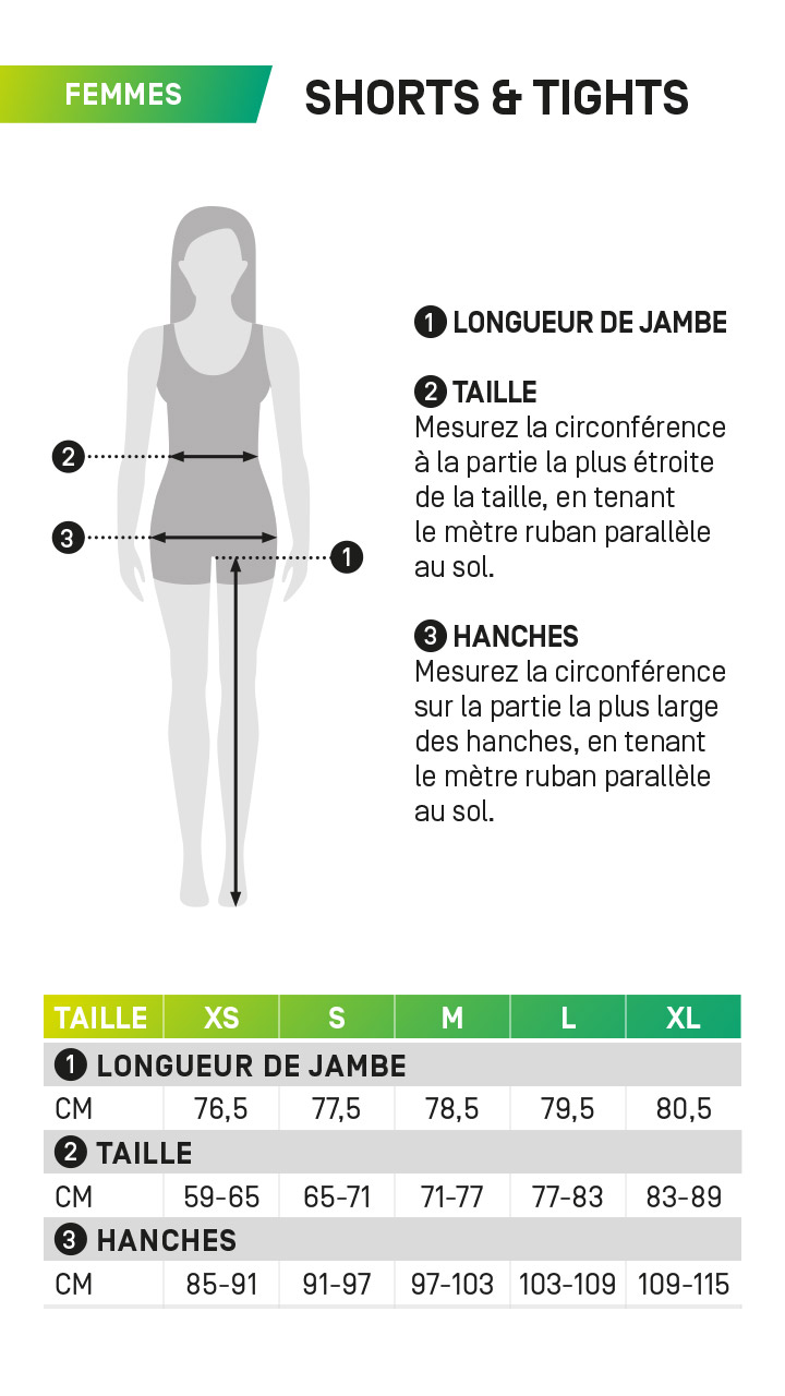 shorts et leggings pour femmes